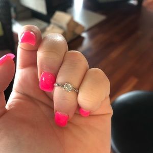 10K GOLD diamond engagement ring